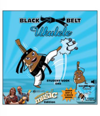 Black Belt Ukulele - Student Book One, Audio App & Belts