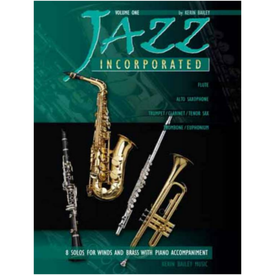 Jazz Incorporated 1 Alto Saxophone-Woodwind Repertoire-Kerin Bailey Music-Engadine Music