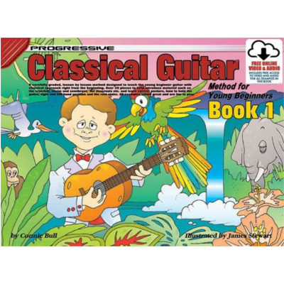 Progressive Classical Guitar Method - Book 1 for Young Beginners Bk/Online Video & Audio-Guitar & Folk-Koala Publications-Engadine Music