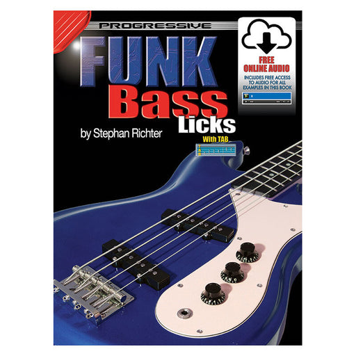 Progressive Funk Bass Licks - Book/Online Audio