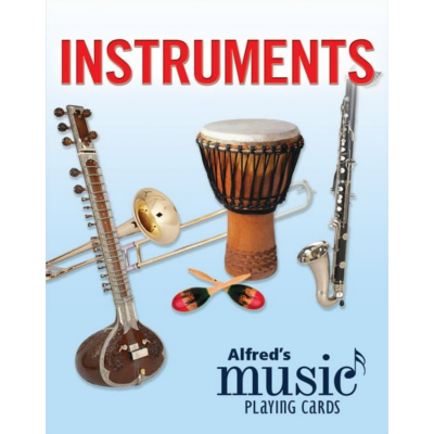 Alfred's Music Playing Cards: Instruments (1 Pack)-Games & Activities-Alfred-Engadine Music