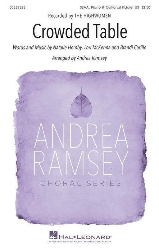 Crowded Table Arr. Mac Huff, Andrea Ramsey SSA Choral