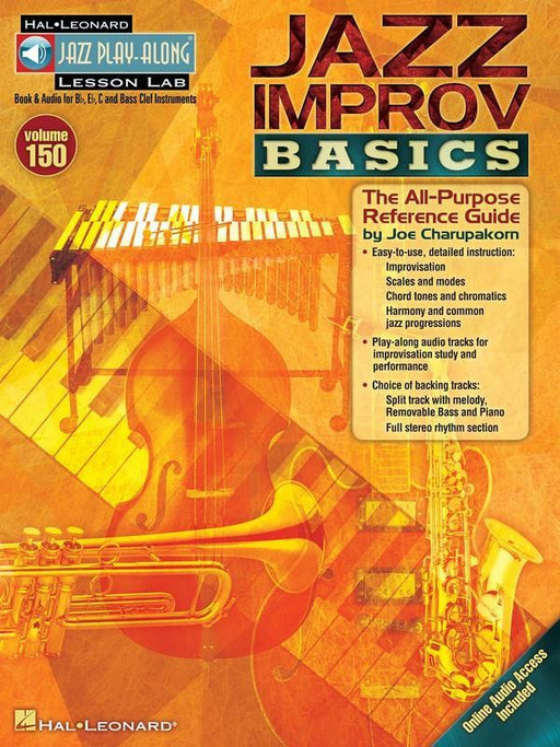 Jazz Improv Basics, Jazz Play-Along Vol. 150-Jazz-Hal Leonard-Engadine Music