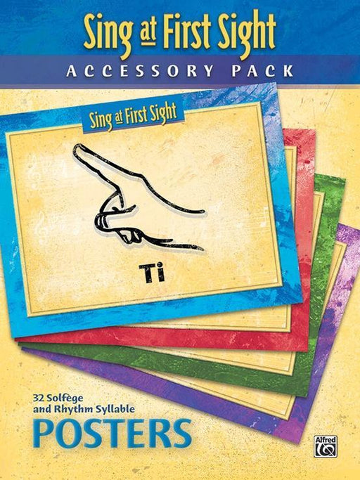 Sing at First Sight Accessory Pack - 32 Solfège and Rhythm Syllable Posters