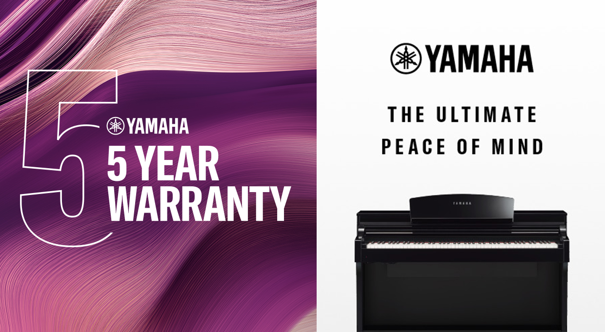 Yamaha 5 Year Warranty On Keys.