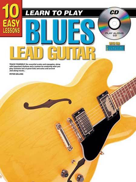 10 Easy Lessons Learn To Play Blues Lead Guitar Book/Online Media