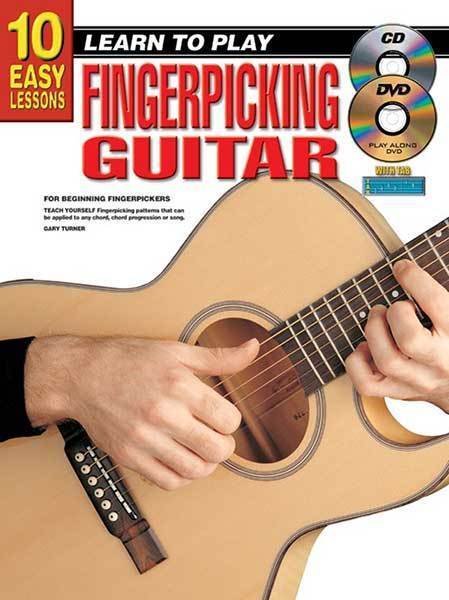 10 Easy Lessons Learn To Play Fingerpicking Guitar Book/Online Media