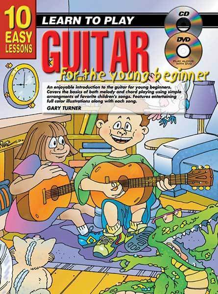 10 Easy Lessons Learn To Play Guitar for the Young Beginner Book/Online Audio
