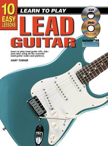 10 Easy Lessons Learn To Play Lead Guitar Book/Online Media