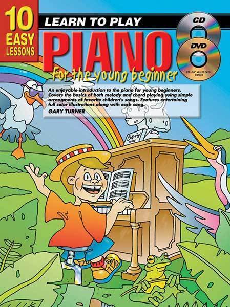10 Easy Lessons Learn To Play Piano for The Young Beginner Book/Online Audio