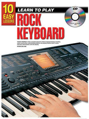 10 Easy Lessons Learn To Play Rock Keyboard Book/Online Audio