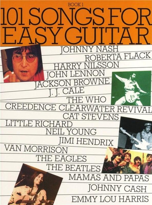 101 Songs for Easy Guitar Book 1-Guitar & Folk-Wise Publications-Engadine Music