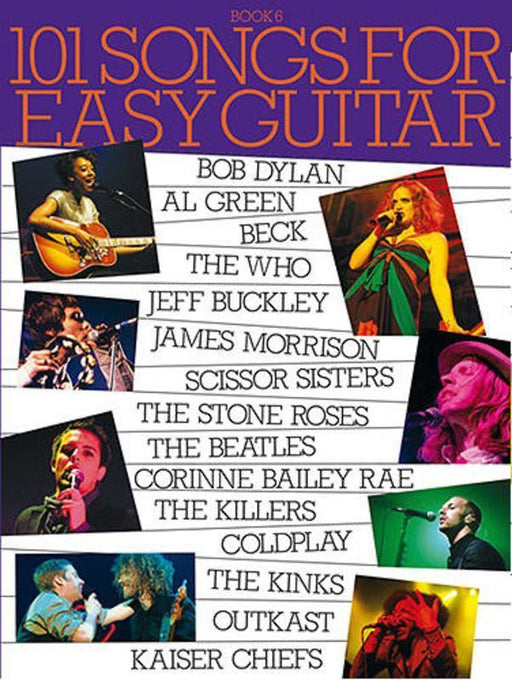 101 Songs for Easy Guitar Book 6