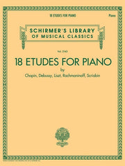 18 Etudes for Piano-Piano & Keyboard-G. Schirmer, Inc.-Engadine Music