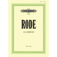 24 Caprices for Violin, Jacques Pierre Rode-Strings-Edition Peters-Engadine Music