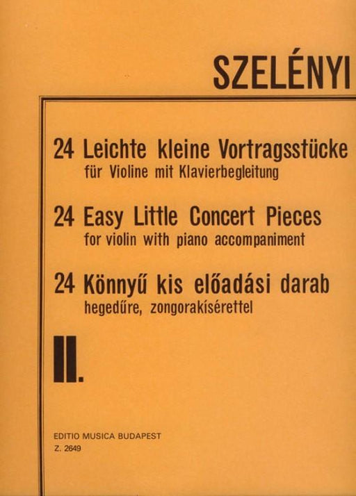 24 Easy Little Concert Pieces Book 1, Violin