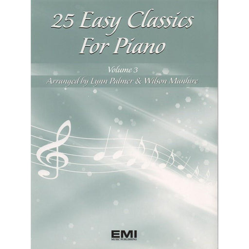 25 Easy Classics for Piano Volume 3-Piano & Keyboard-EMI Music Publishing-Engadine Music