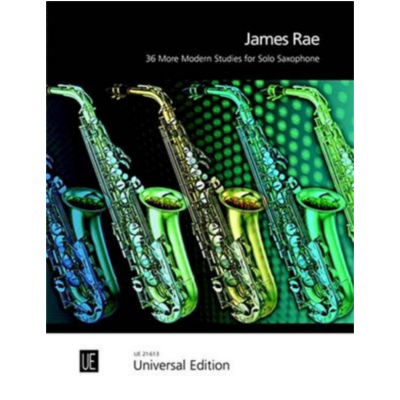 36 More Modern Studies for Solo Saxophone-Woodwind-Universal Edition-Engadine Music