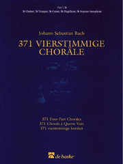 371 Four-Part Chorales - Part 1 B flat Treble Clef-Flexible Ensemble-De Haske Publications-Engadine Music