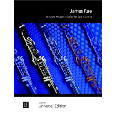 38 More Modern Studies for Solo Clarinet-Woodwind-Universal Edition-Engadine Music