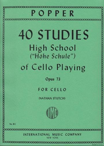 40 Studies High School of Cello Playing Op. 73