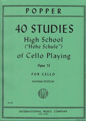 40 Studies High School of Cello Playing Op. 73