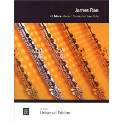 42 More Modern Studies for Solo Flute-Woodwind-Universal Edition-Engadine Music