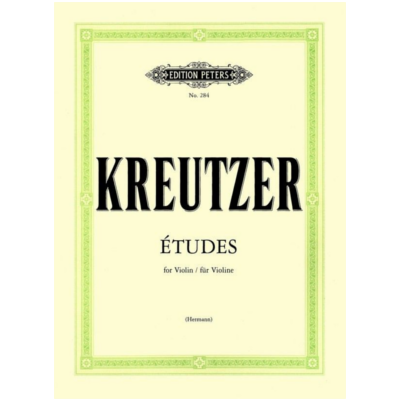 42 Studies or Caprices for Violin, Rudolphe Kreutzer-Strings-Edition Peters-Engadine Music