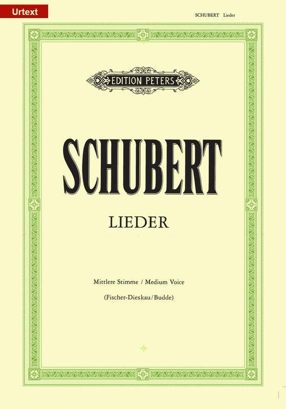 54 Songs Book 2 Medium Voice, Franz Schubert