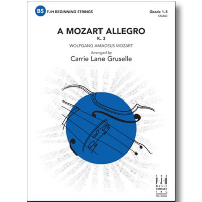 A Mozart Allegro, Mozart Arr. Carrie Lane Gruselle String Orchestra Grade 1.5-String Orchestra-FJH Music Company-Engadine Music