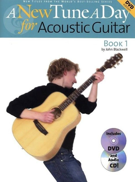 A New Tune A Day Acoustic Guitar Book 1, Book CD & DVD-Guitar & Folk-Boston Music-Engadine Music