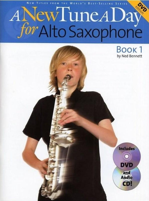 A New Tune A Day for Alto Saxophone - Book 1, Book CD & DVD-Woodwind-Boston Music-Engadine Music