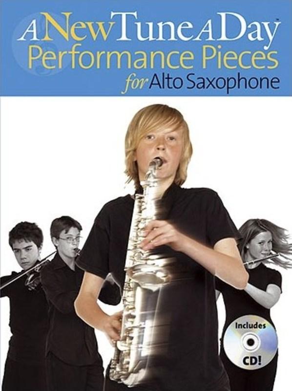 A New Tune A Day Performance Pieces for Alto Saxophone-Woodwind-Boston Music-Engadine Music