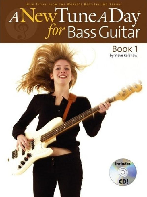 A New Tune A Day Bass Guitar Book 1, Book & CD-Guitar & Folk-Boston Music-Engadine Music