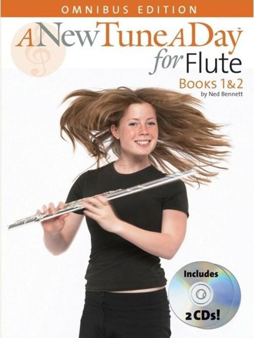 A New Tune A Day for Flute - Books 1 & 2, Book & CD-Woodwind-Boston Music-Engadine Music