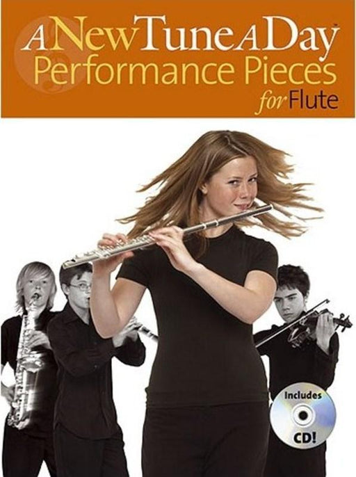 A New Tune A Day Performance Pieces for Flute, Book & CD-Woodwind-Boston Music-Engadine Music