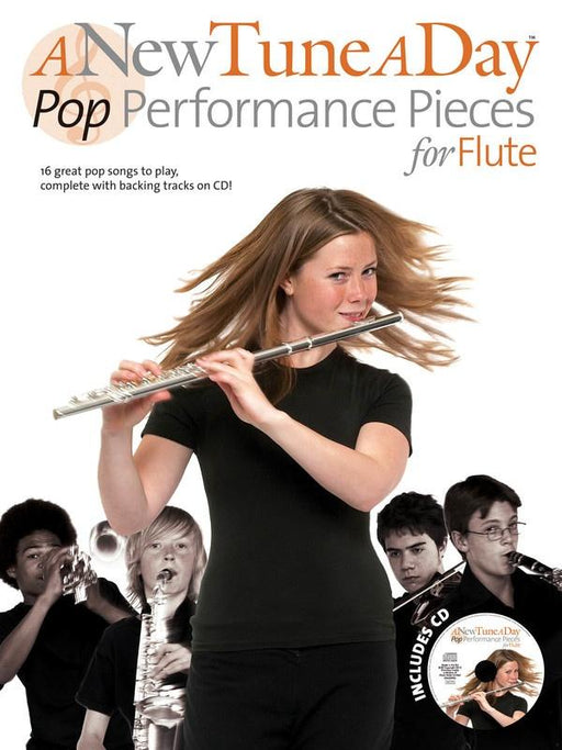 A New Tune A Day Pop Performance Pieces for Flute, Book & CD-Woodwind-Boston Music-Engadine Music