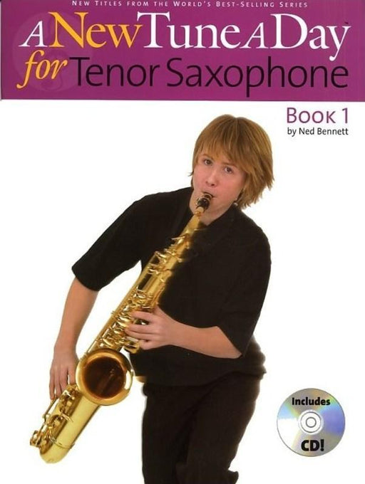 A New Tune A Day Tenor Saxophone - Book 1, Book & CD-Woodwind-Boston Music-Engadine Music