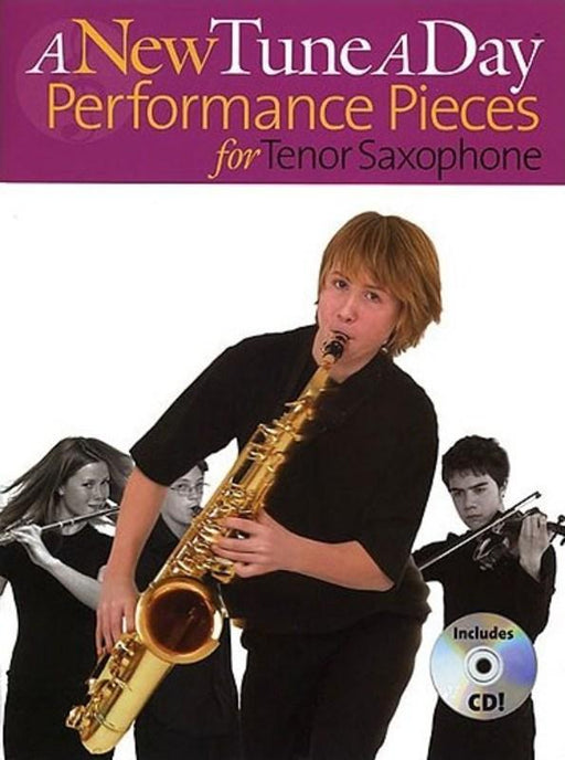 A New Tune A Day Performance Pieces for Tenor Sax. Book & CD-Woodwind-Boston Music-Engadine Music