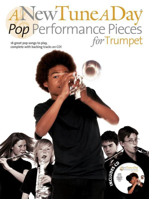 A New Tune A Day Pop Performance Pieces for Trumpet, Book & CD-Woodwind-Boston Music-Engadine Music