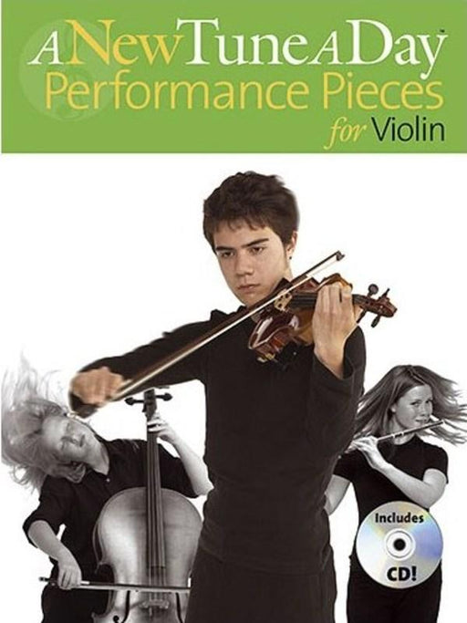 A New Tune A Day Performance Pieces for Violin, Book & CD-Strings-Boston Music-Engadine Music