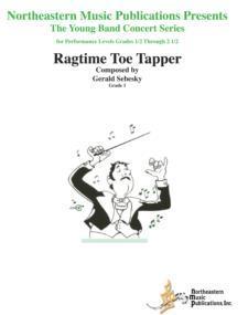 A Ragtime Toe Tapper, Sebesky Concert Band Grade 1.5-Concert Band-Northeastern Music Publication-Engadine Music