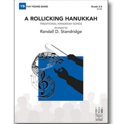 A Rollicking Hanukkah Arr. Randall D. Standridge Concert Band Chart Grade 2.5-Concert Band Chart-FJH Music Company-Engadine Music