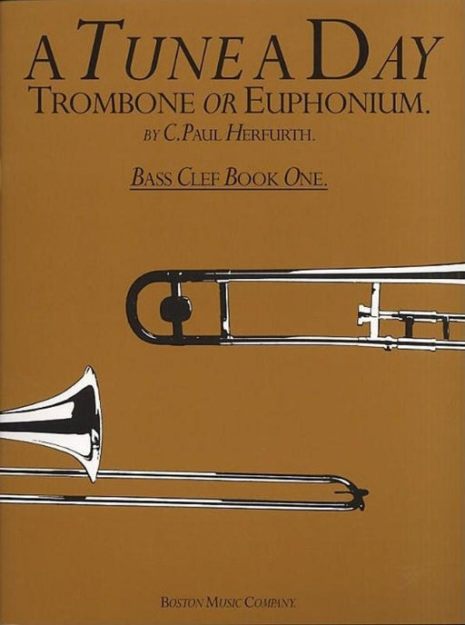 A Tune A Day for Trombone or Euphonium Bass Clef Book 1-Brass-Boston Music-Engadine Music