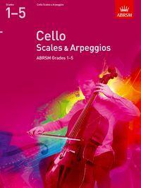 ABRSM Cello Scales & Arpeggios Grades 1-5-Strings-ABRSM-Engadine Music
