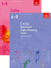 ABRSM Cello Specimen Sight-Reading Tests - Various