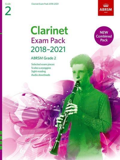 ABRSM Clarinet Exam Pack 2018-2021 Grade 2-Woodwind-ABRSM-Engadine Music