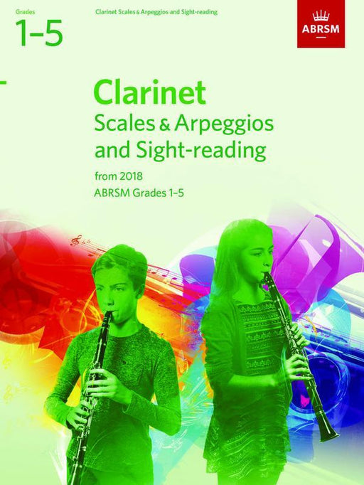 ABRSM Clarinet Scales & Arpeggios and Sight-Reading Pack 2018-2021 Grades 1-5-Woodwind-ABRSM-Engadine Music