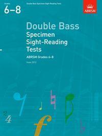 ABRSM Double Bass Specimen Sight-Reading Tests Grades 6-8-Strings-ABRSM-Engadine Music