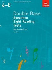 ABRSM Double Bass Specimen Sight-Reading Tests Grades 6-8-Strings-ABRSM-Engadine Music